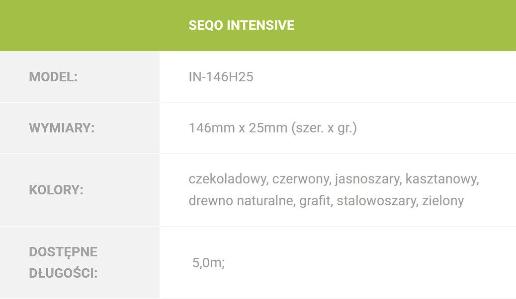 seqo intensive seqo intensive